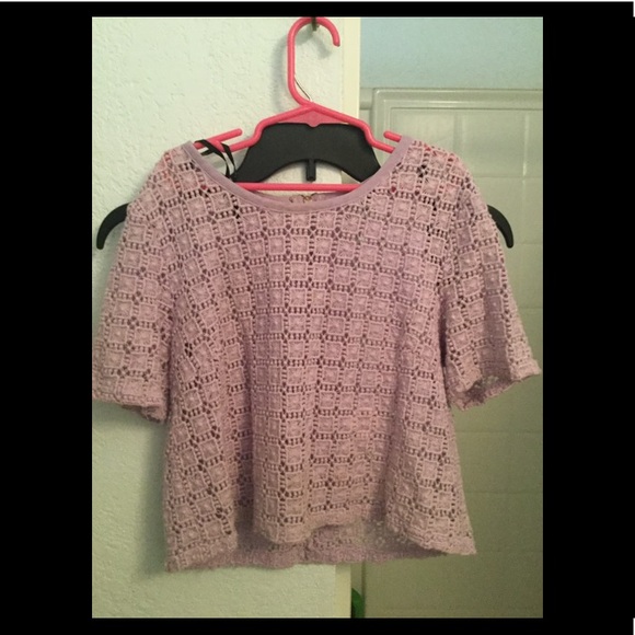 Forever 21 Purple CropTop, Size S - Picture 2 of 3